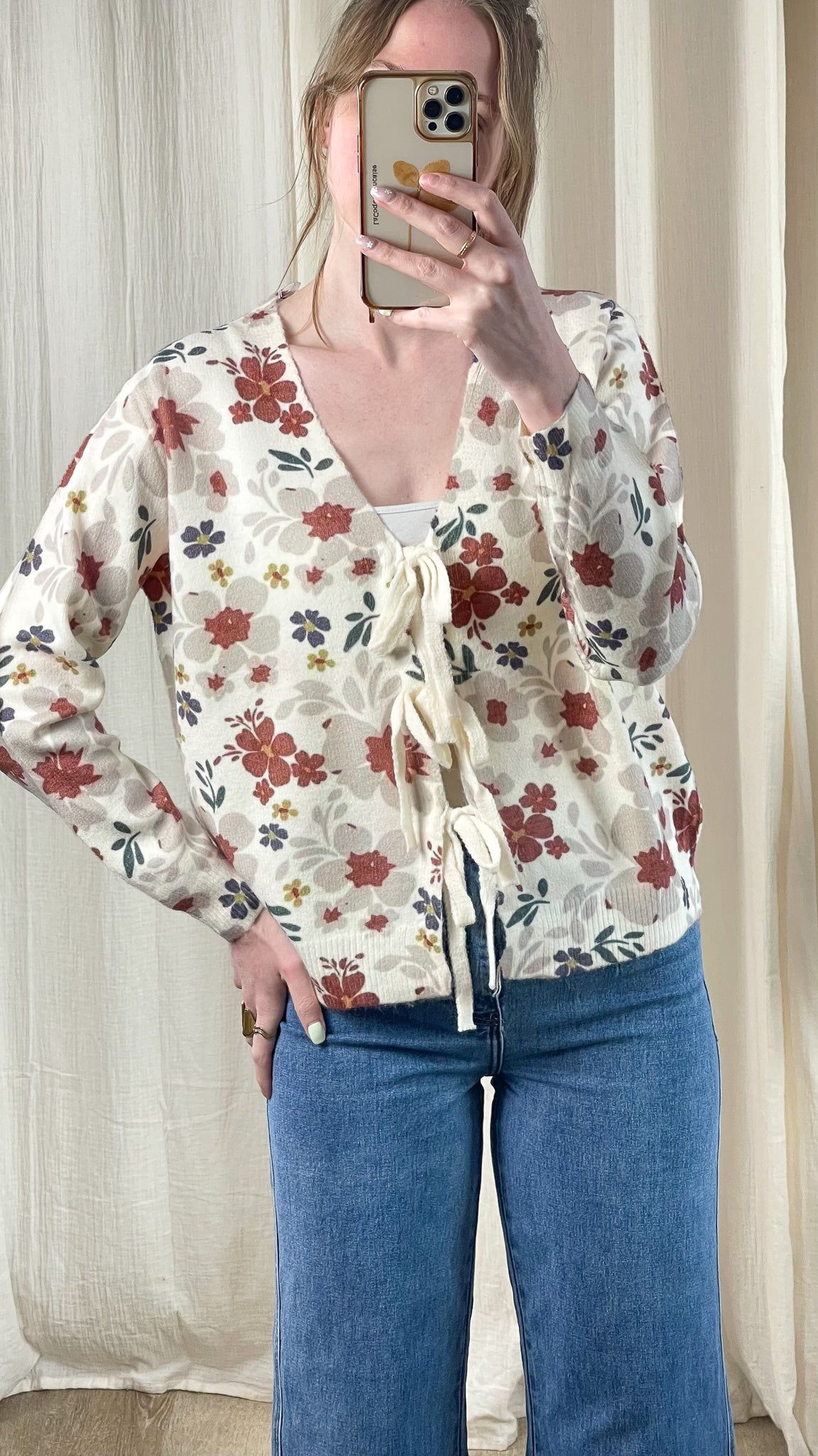 Gilet Mila - Gilet imprimé fleuri