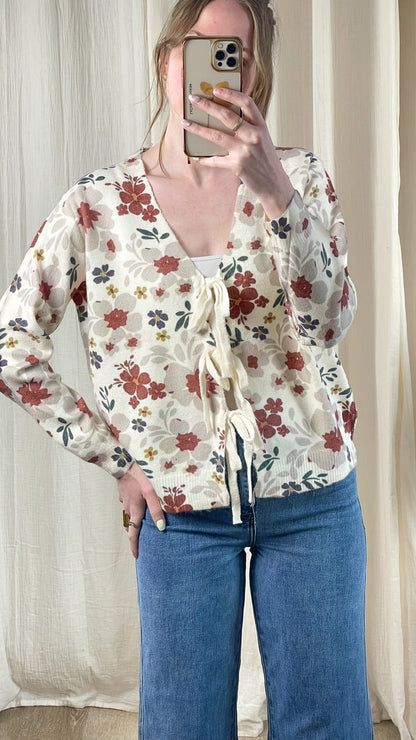 Gilet Mila - Gilet imprimé fleuri