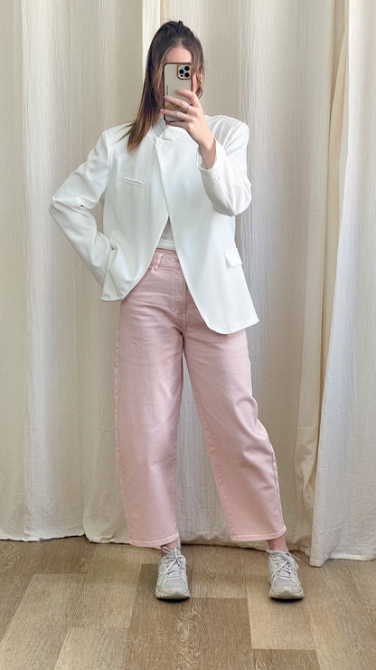 Blazer Valya – Blazer femme col montant coupe structurée