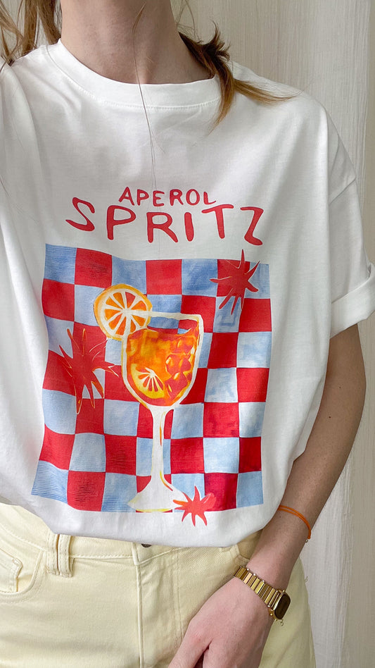 T-shirt Spritz – T-shirt imprimé femme 100% coton