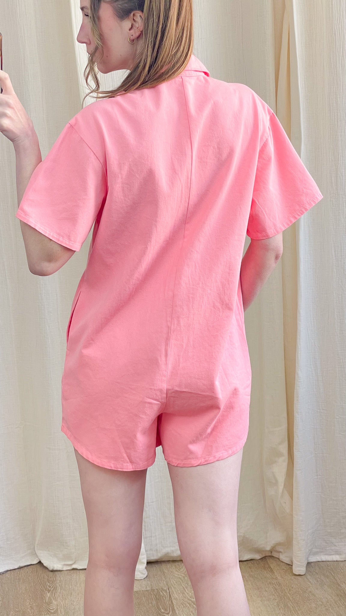 Combinaison Yuna – Combinaison short femme oversize en coton