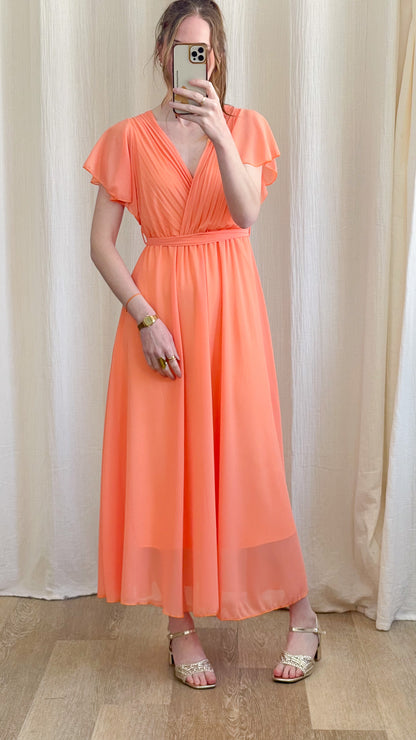 Robe Chloé – Robe longue fluide invitée mariage élégante
