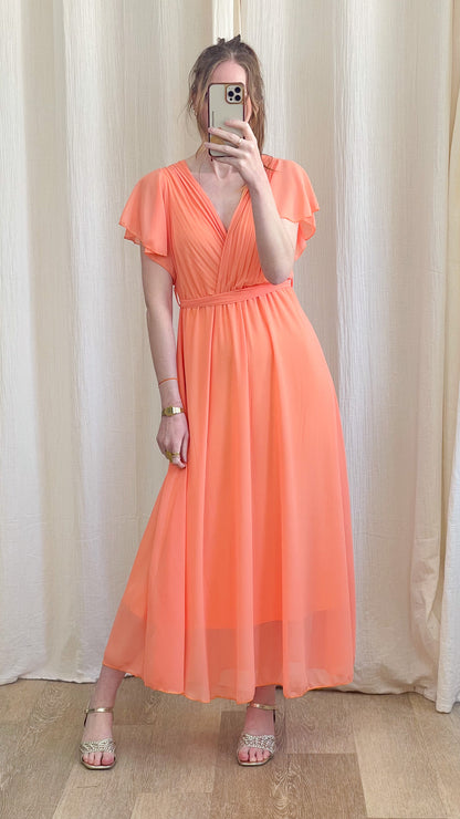 Robe Chloé – Robe longue fluide invitée mariage élégante