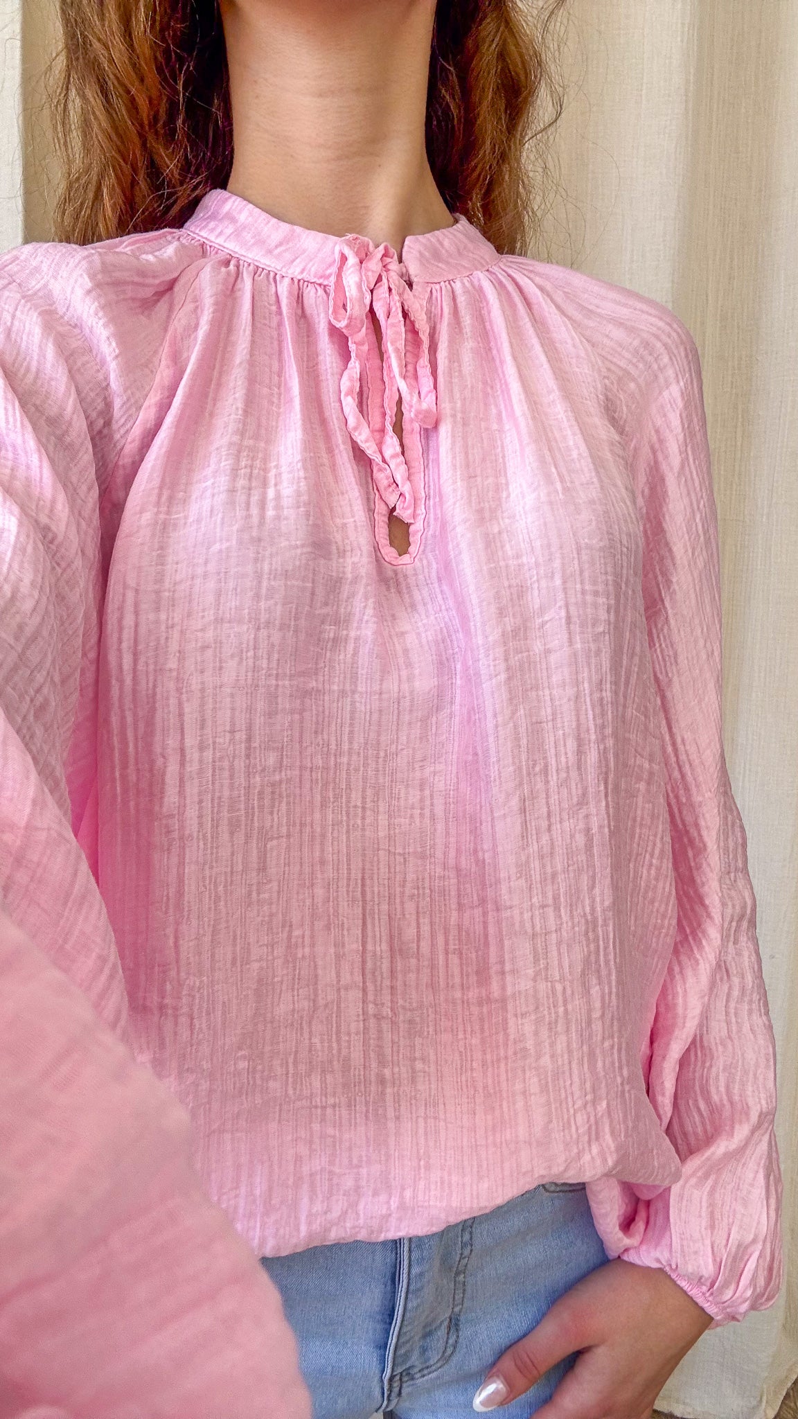 Blouse Héloïse - Blouse femme fluide à col lien