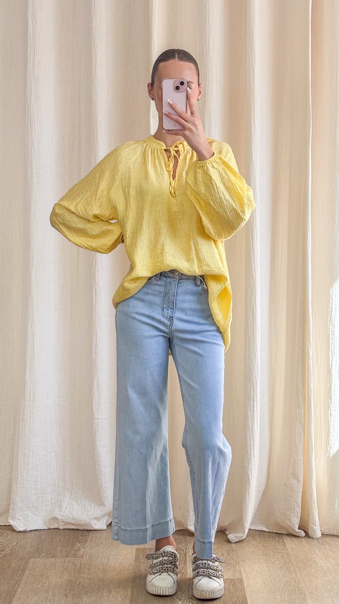 Blouse Héloïse - Blouse femme fluide à col lien