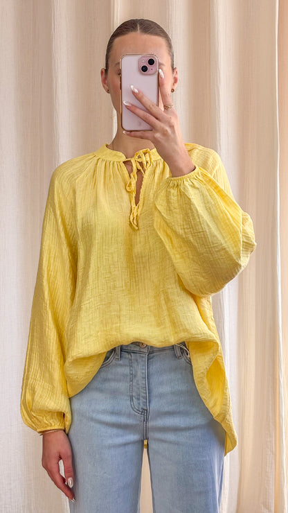 Blouse Héloïse - Blouse femme fluide à col lien