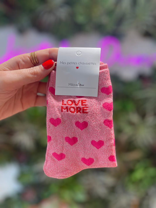 Chaussettes hautes LOVE MORE
