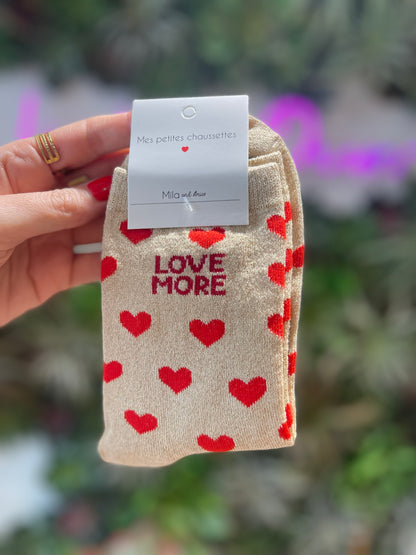Chaussettes hautes LOVE MORE