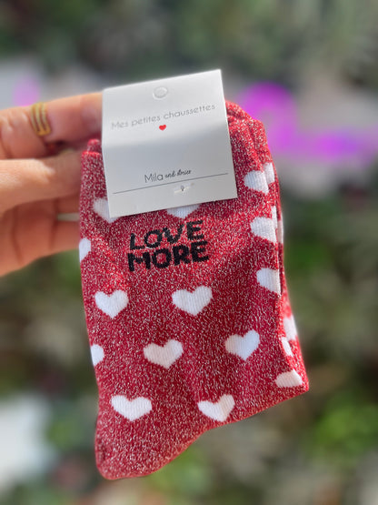 Chaussettes hautes LOVE MORE