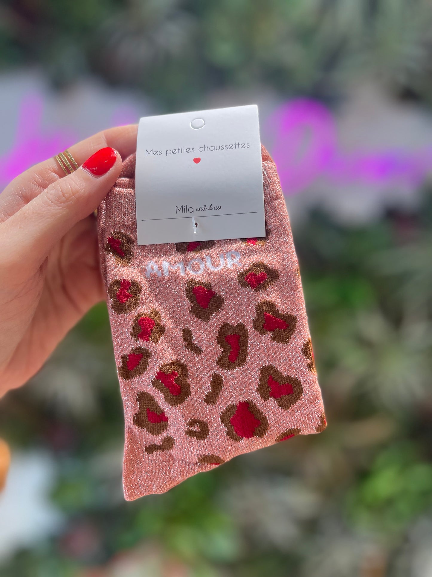 Chaussettes hautes AMOUR