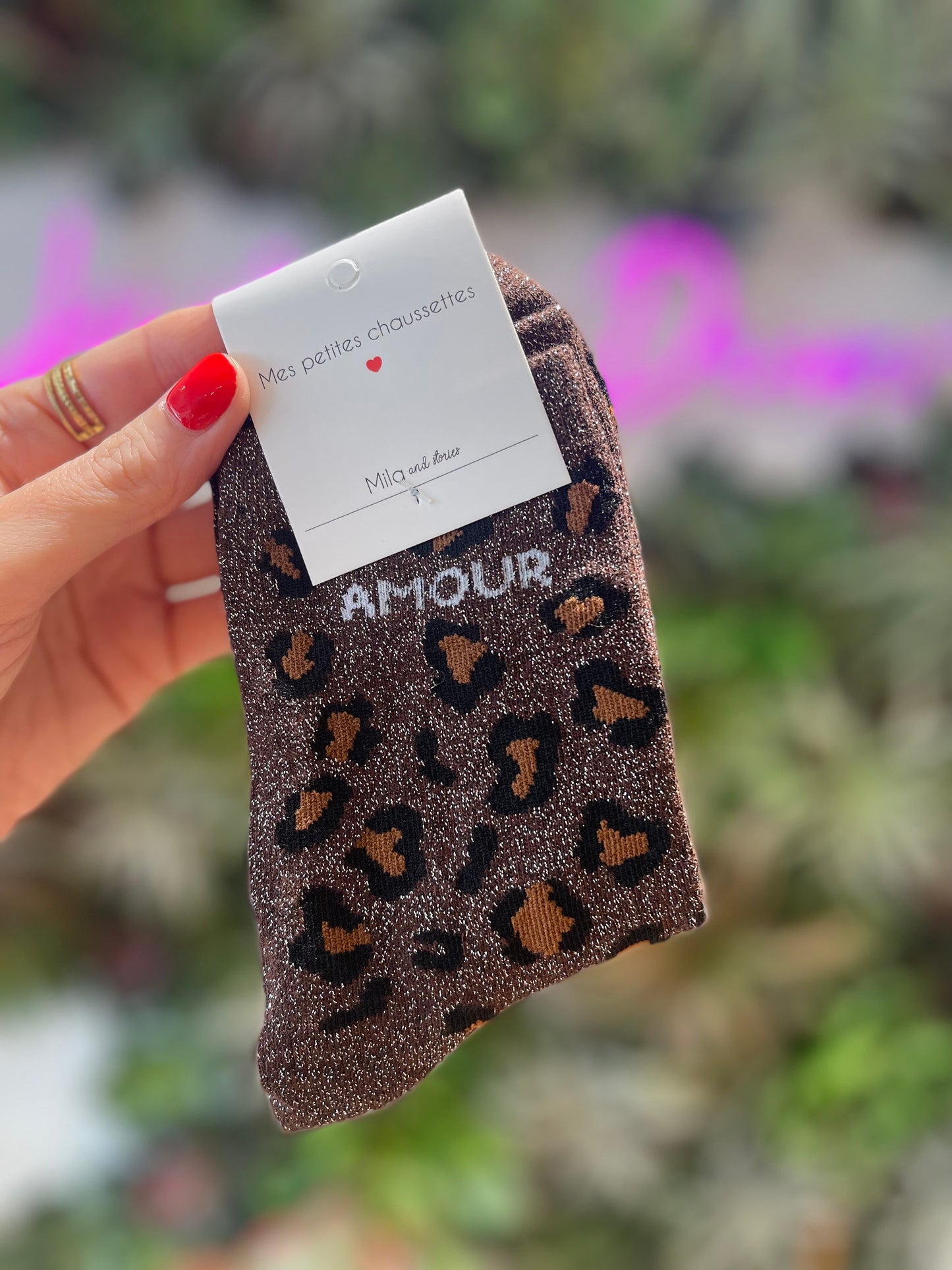 Chaussettes hautes AMOUR
