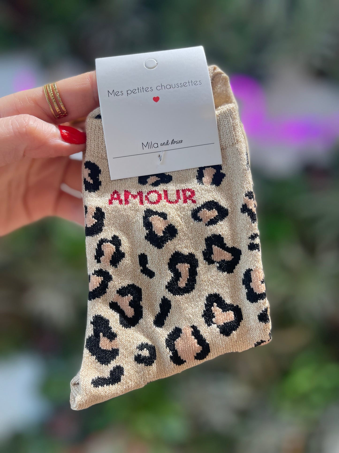 Chaussettes hautes AMOUR