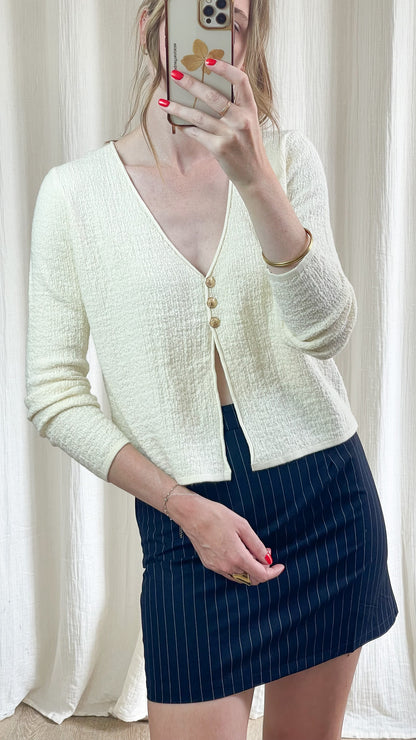 Gilet Rachel - Gilet avec 3 boutons dorés