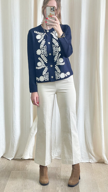 Gilet Ava - Gilet avec broderie