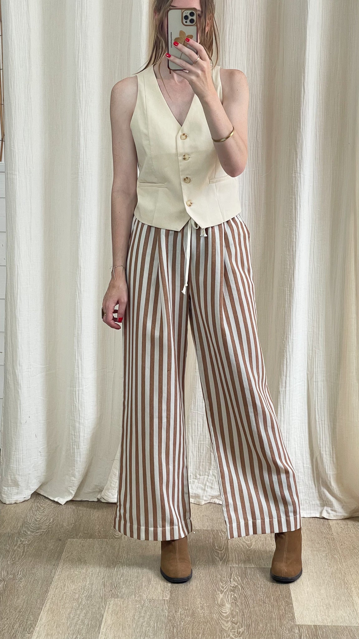 Pantalon Charlène - Pantalon à rayures