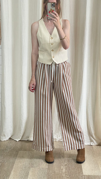 Pantalon Charlène - Pantalon à rayures