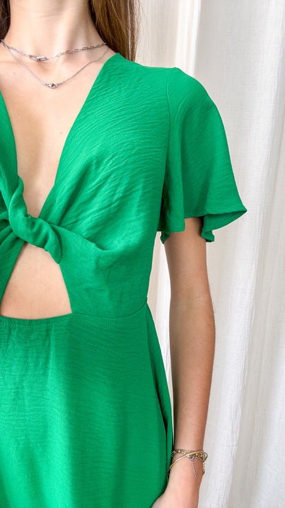 Robe Sunny – Robe courte fluide avec détail noué