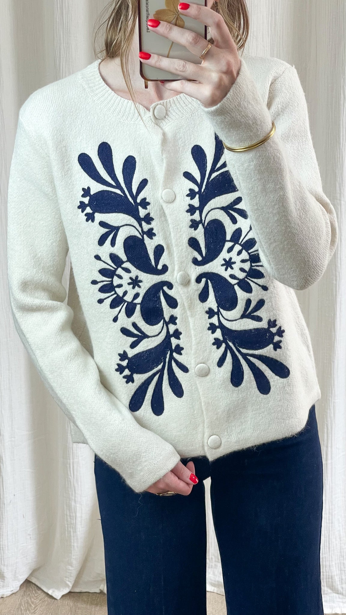 Gilet Alix - Gilet avec broderie