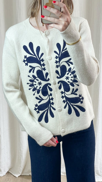 Gilet Alix - Gilet avec broderie