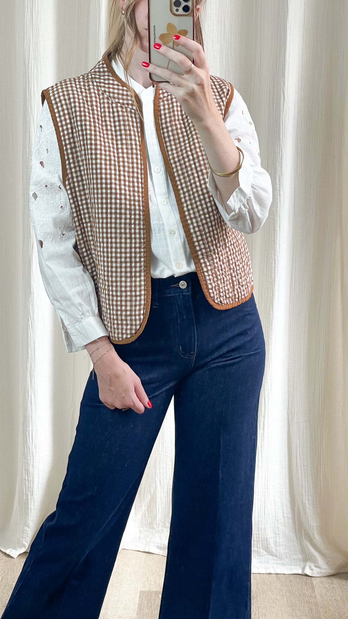 Veste Vichy - Veste boléro motif vichy