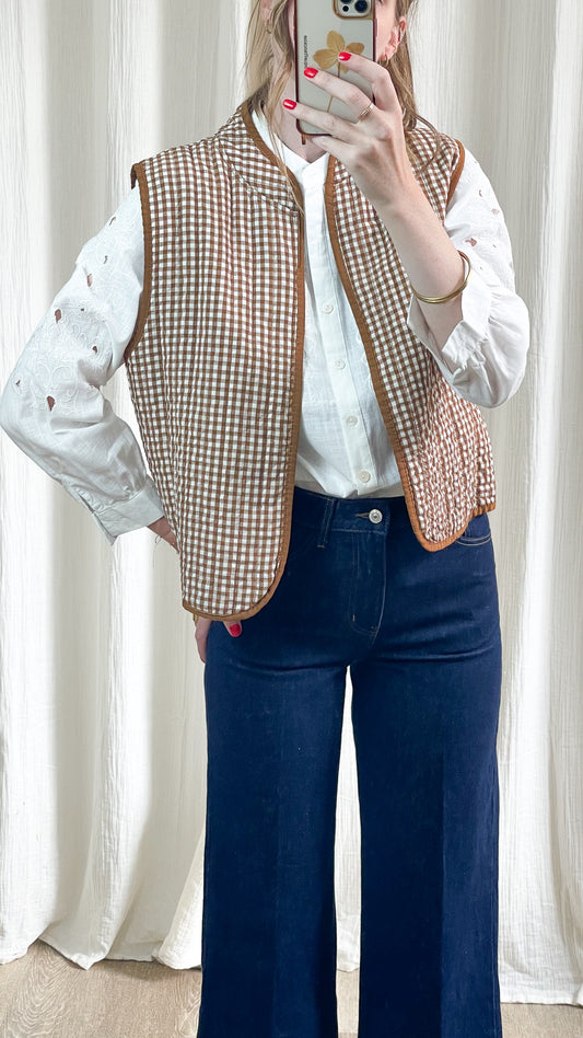 Veste Vichy - Veste boléro motif vichy