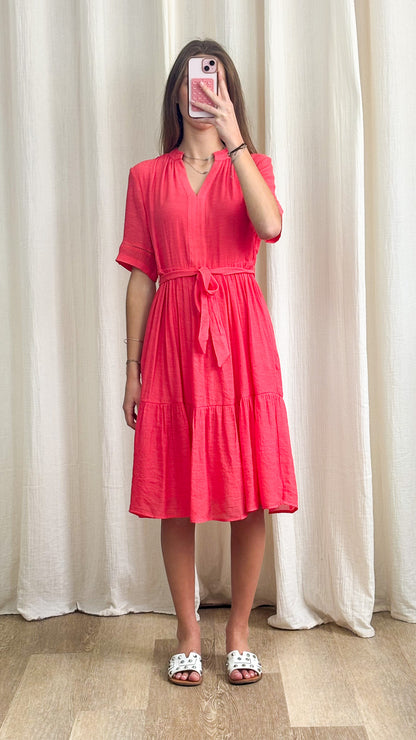 Robe Julia – Robe fluide ceinturée
