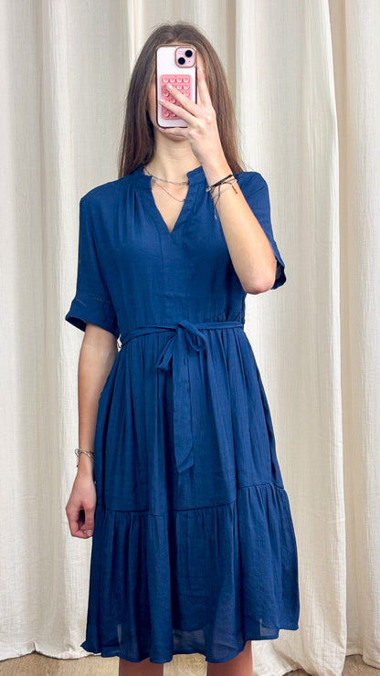 Robe Julia – Robe fluide ceinturée