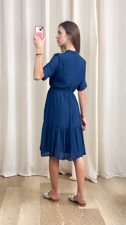 Robe Julia – Robe fluide ceinturée