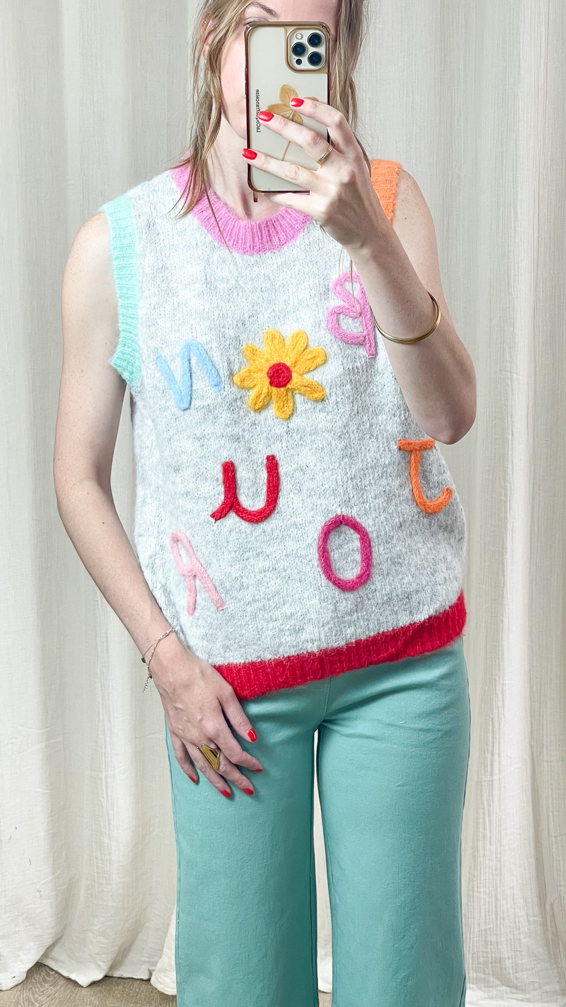 Pull Bonjour - Pull coloré