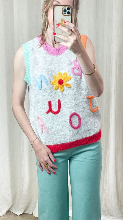Pull Bonjour - Pull coloré