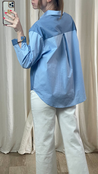 Chemise Luna - Chemise oversize bicolore