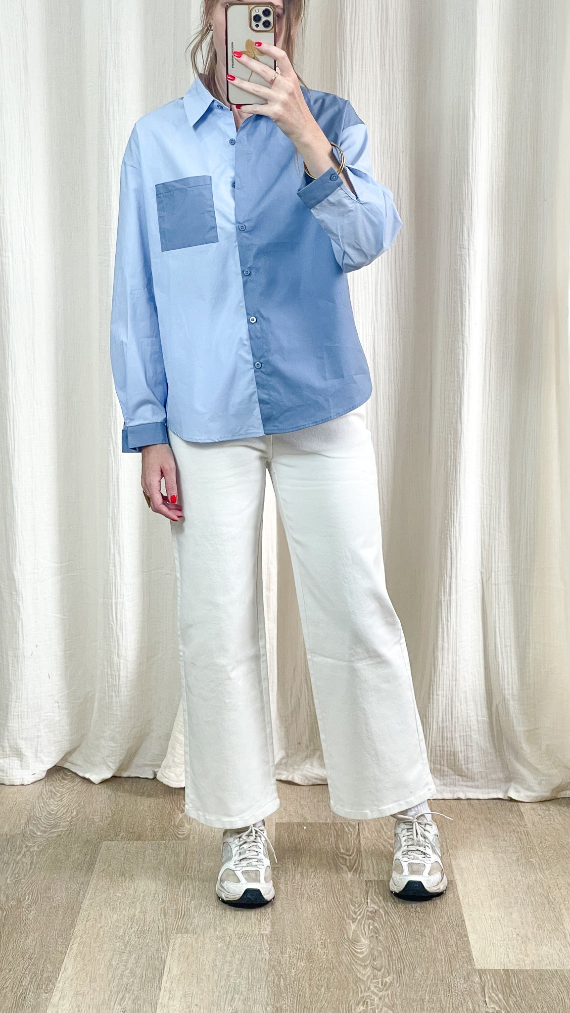 Chemise Luna - Chemise oversize bicolore