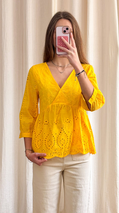Blouse Meredith – Blouse broderie anglaise fluide