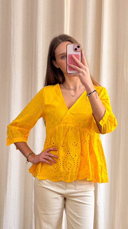 Blouse Meredith – Blouse broderie anglaise fluide