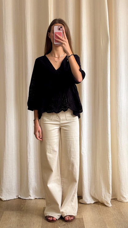 Blouse Meredith – Blouse broderie anglaise fluide