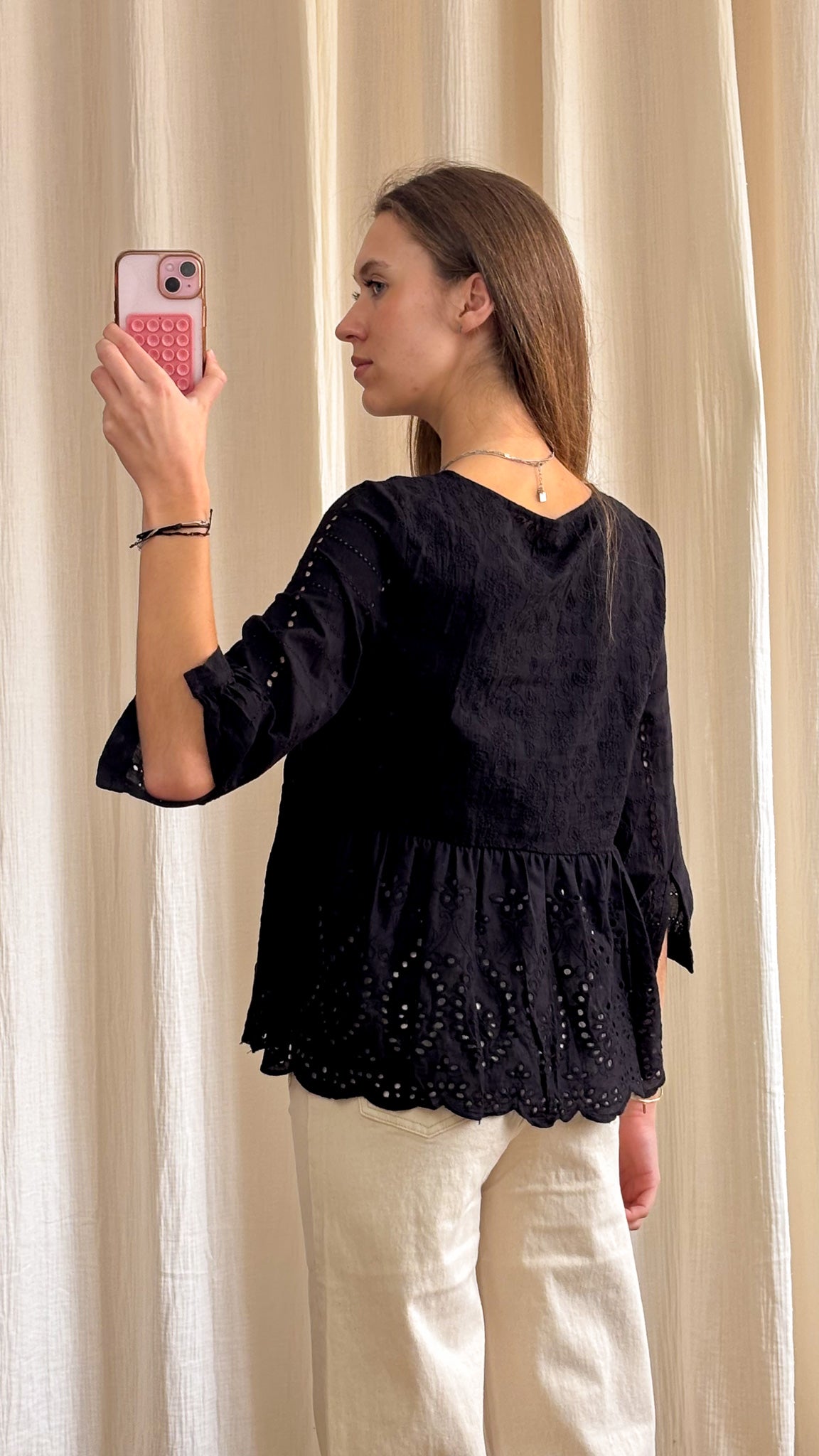 Blouse Meredith – Blouse broderie anglaise fluide