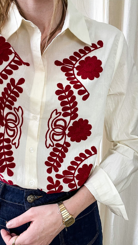 Chemise Joy - Chemise avec broderie