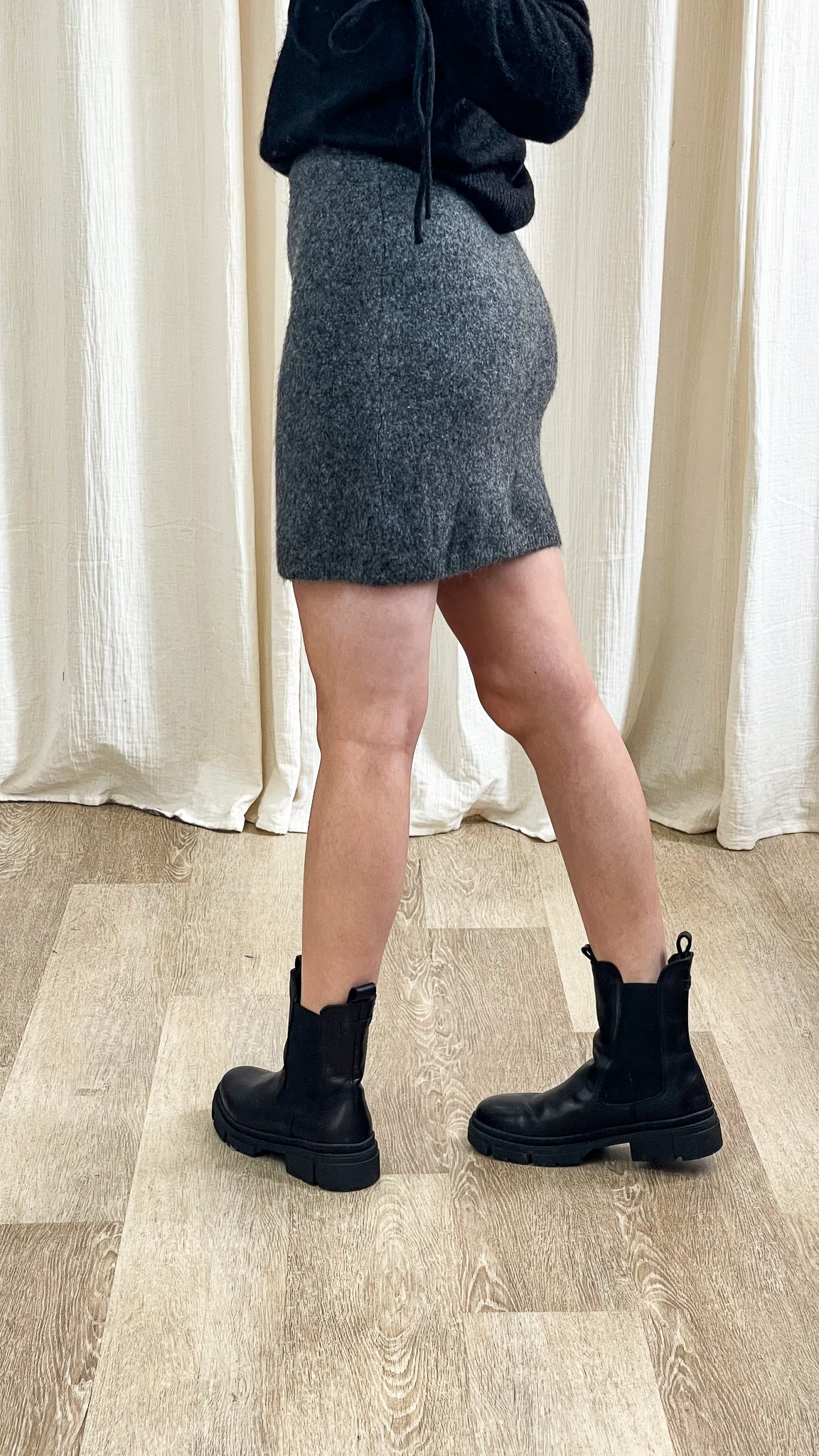 Jupe Maille – Jupe courte confortable