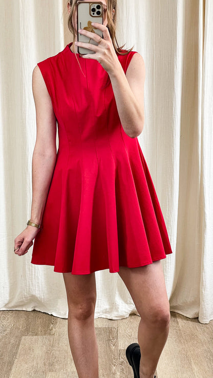 Robe Valentina – Robe patineuse rouge