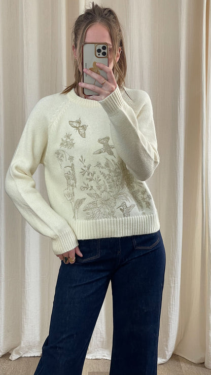 Pull Ennie - Pull avec broderie dorée
