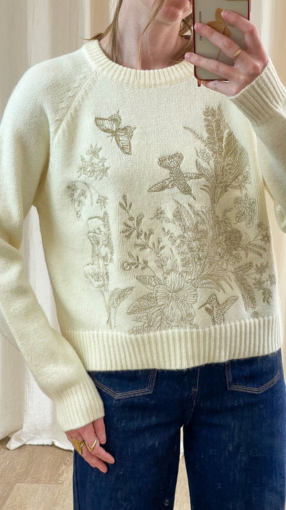 Pull Ennie - Pull avec broderie dorée