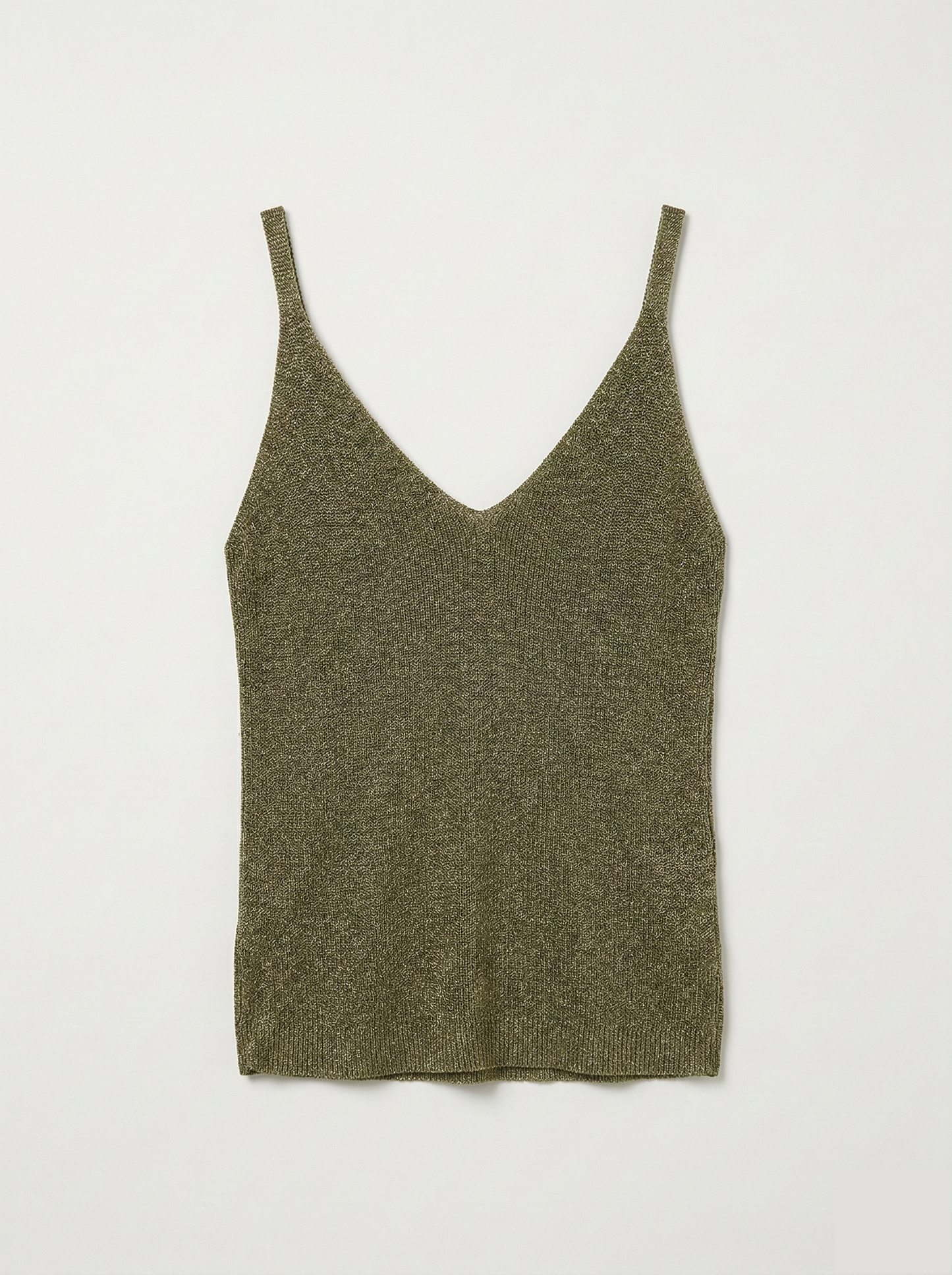Top Lou - Débardeur à paillettes en maille fine lurex