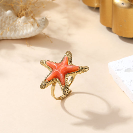 Bague étoile de mer