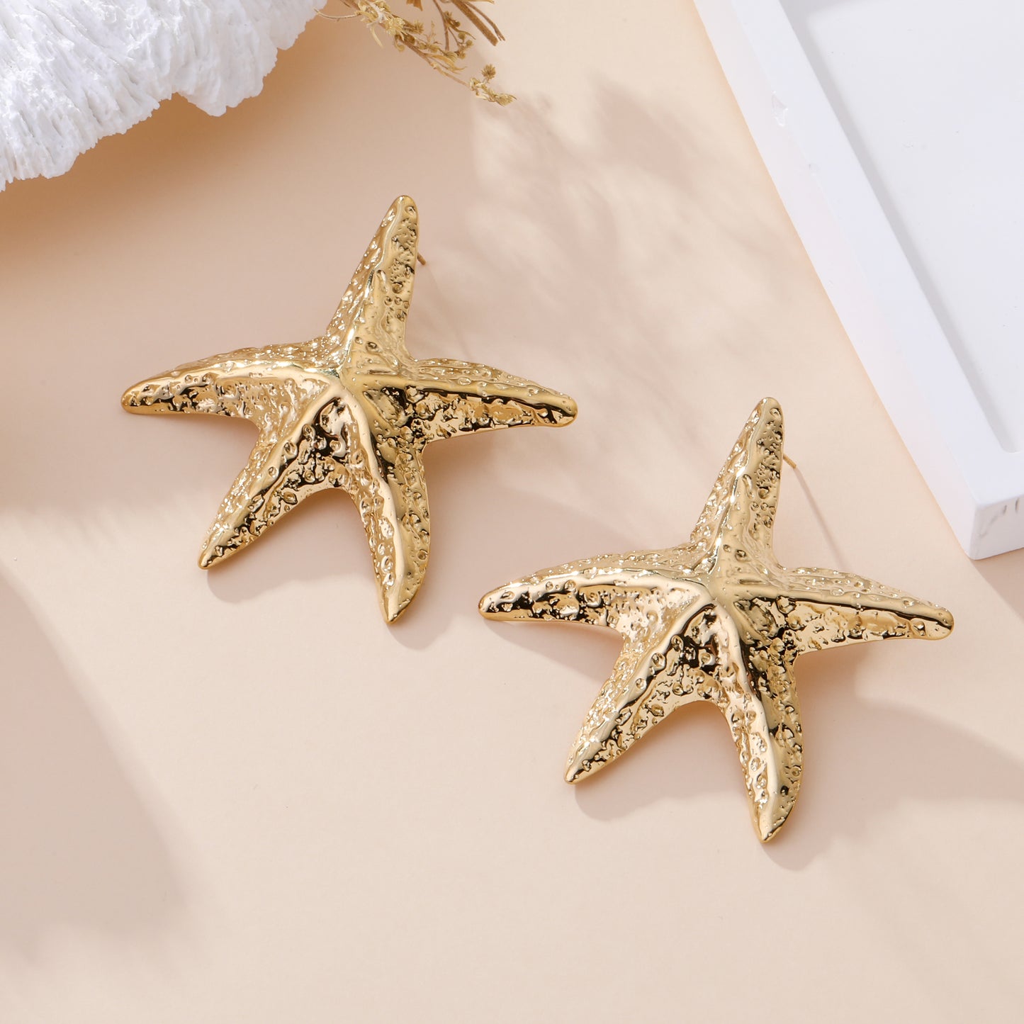 Boucles d'oreilles étoile de mer