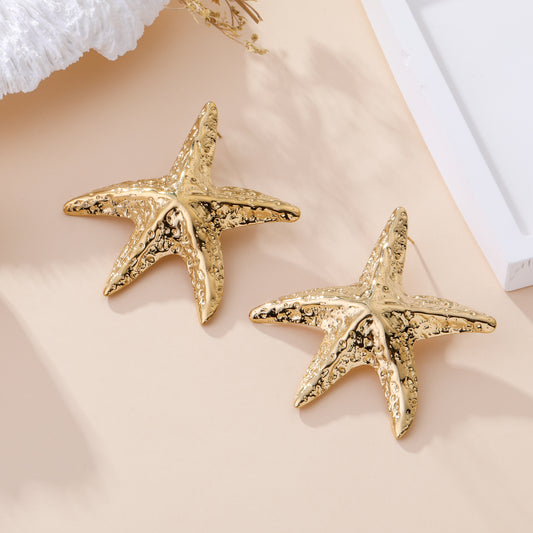Boucles d'oreilles étoile de mer