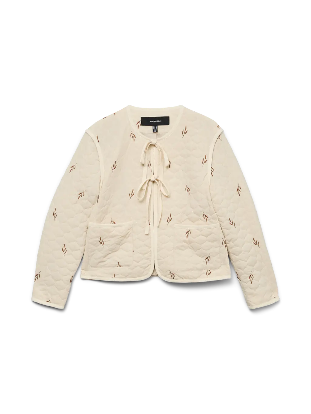 Veste matelassée avec nœuds - Veste Evelyn - grande taille -  LAÏLLA