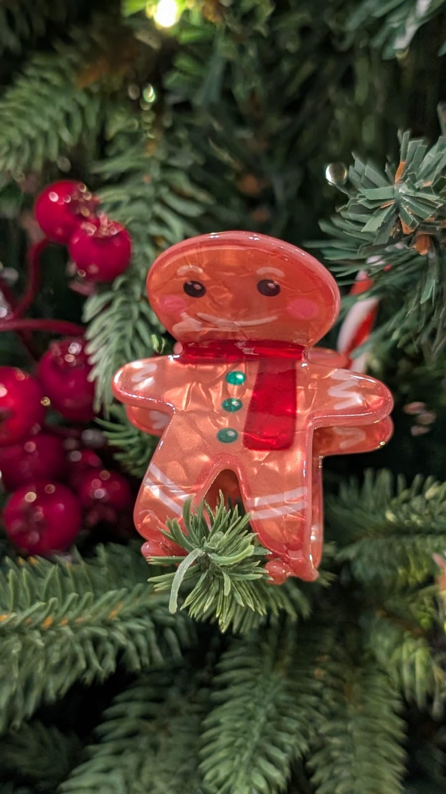Pince à cheveux de Noël