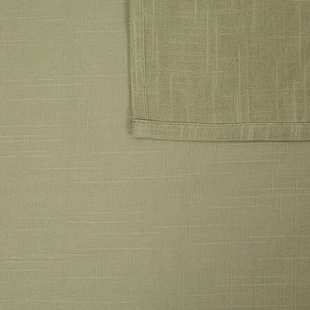 Nappe Joy beige en coton 150x250cm texture lin naturelle pour table salle à manger décoration intérieure