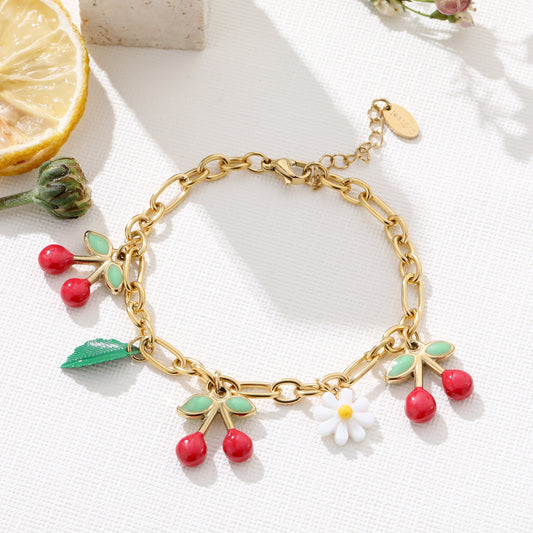Bracelet cerises