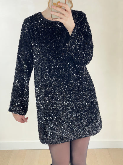 Robe Venus - Robe droite à sequins